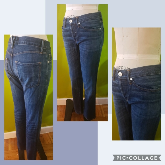 3x1 NYC M5 Low Rise Slim Selvedge Denim Jeans - Picture 1 of 7